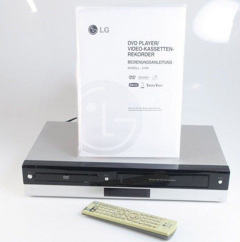 V190 dvd player - lg, vhs